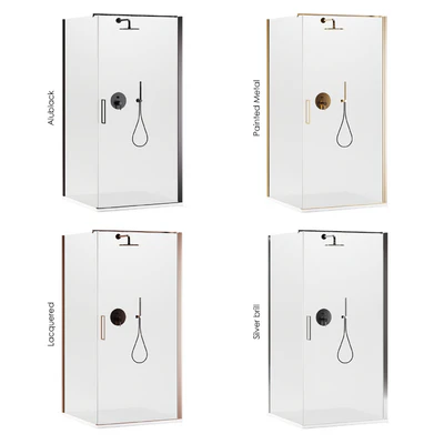 Shower enclosures Arblu Icaro + shower systems Paffoni set 1 — Ver 3