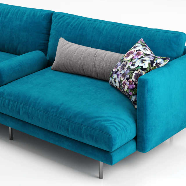 Mies two seater sofa blue - Calligaris — Descargar