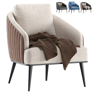 Armchair SHELBY by Cazarina Interiors/Кресло ШЕЛБИ — Ver 1