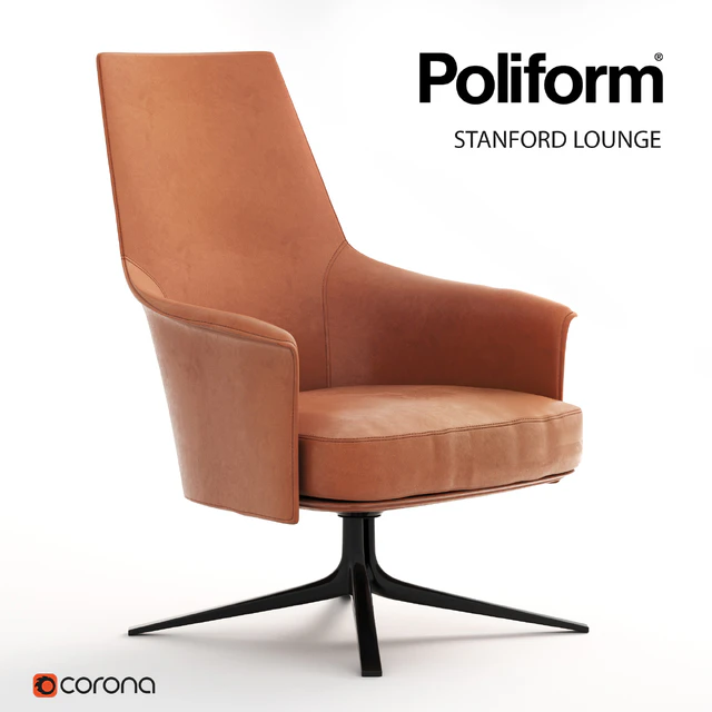 Кресло Poliform STANFORD LOUNGE — Скачать