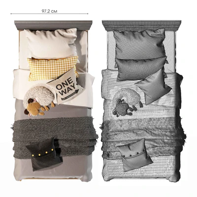 GRAFFITI children's bed — Ver 3