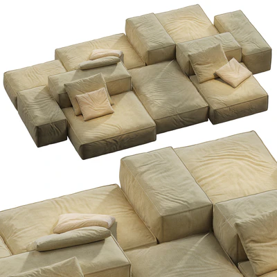 Modular Sofa Extrasoft from the Living Divani brand — Ver 4