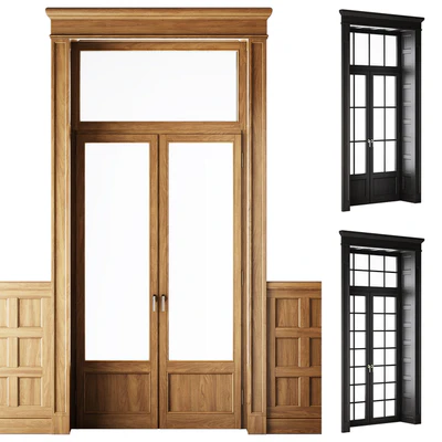 Classical Wooden Window/Door — download