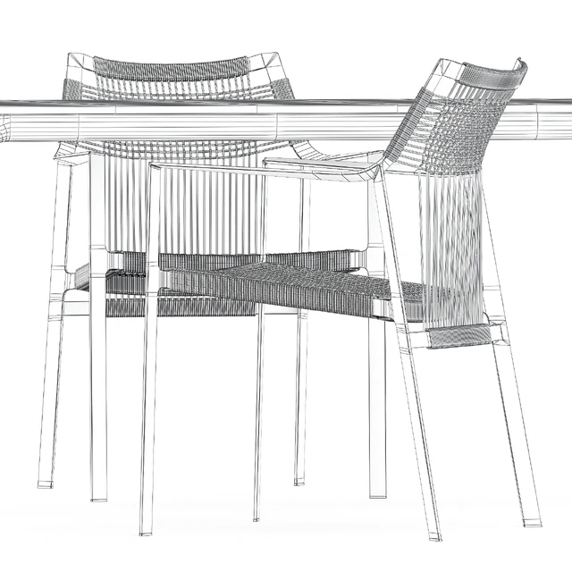 Nodi armchair and Illum table by Tribu — Descargar