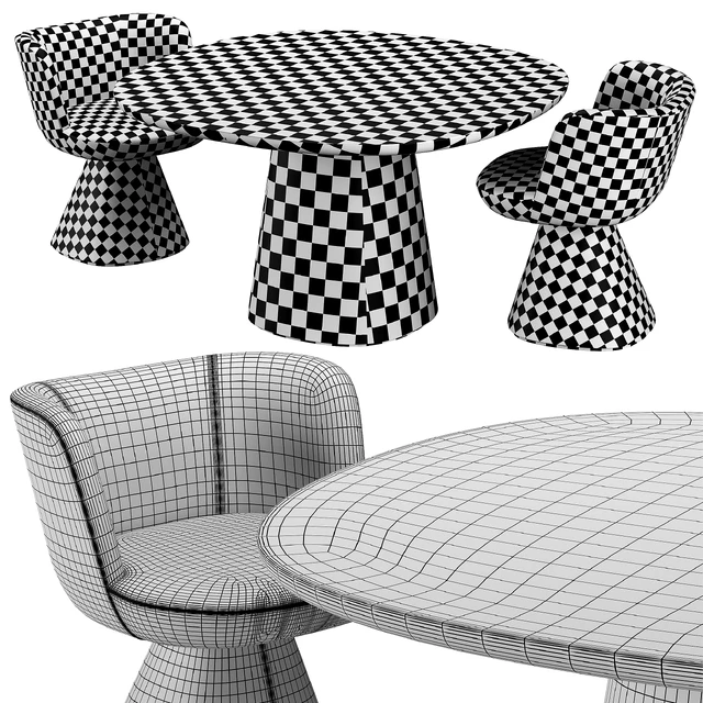 B&B Italia Dining Set — Скачать