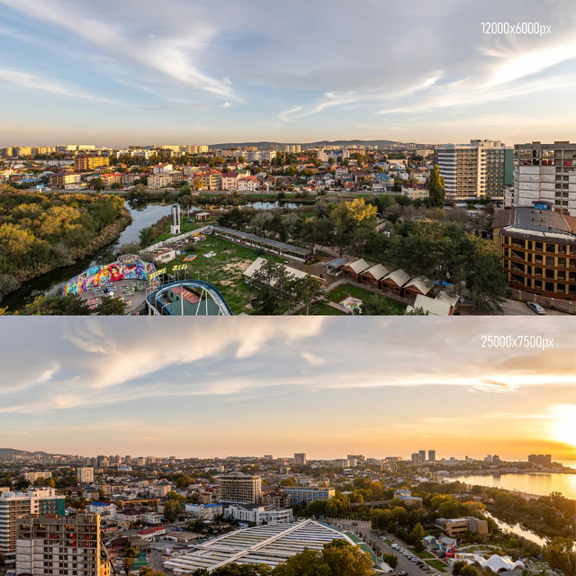 Панорамы Анапы на закате — Скачать