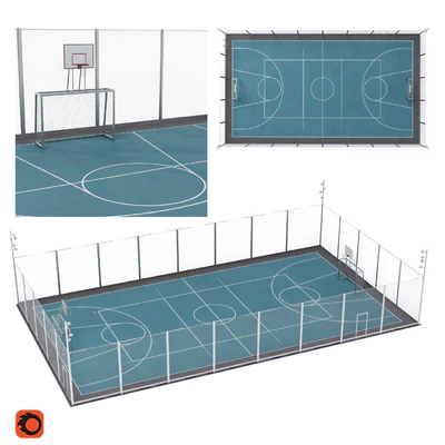 Universal fenced sports ground — Ver 1