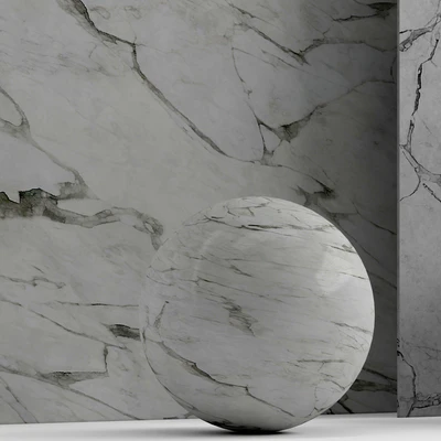 Marble Calacatta with 2 materials — Ver 2