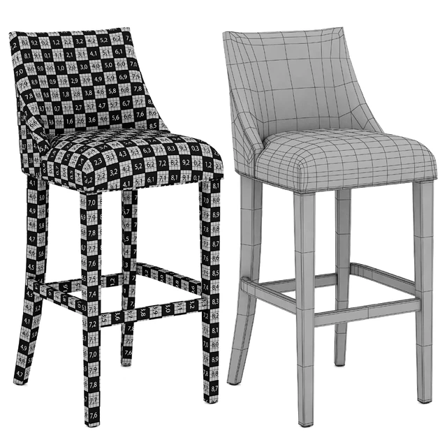 Restoration Hardware Ella Leather Armless Stool — Descargar
