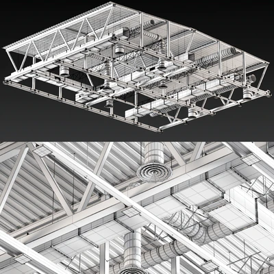 Ceiling Ventilation Black — Вид 2