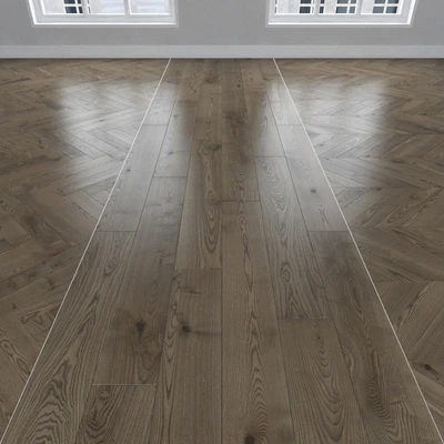 Parquet Oak, 3 types: herringbone, linear, chevron. — Ver 1