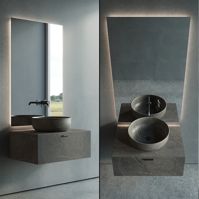 Inbani Grate 03 Vanity Unit Set 1 — Descargar