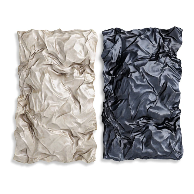 Wrinkled metal wall art — Descargar