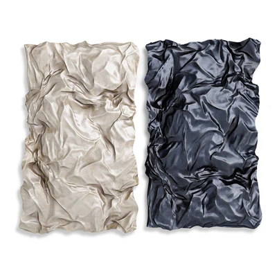 Wrinkled metal wall art — Ver 1
