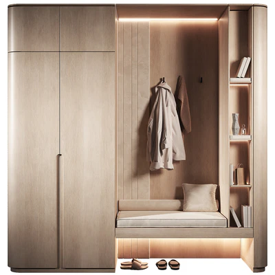 Furniture set for the hallway 4. Modular modern composition — Ver 1