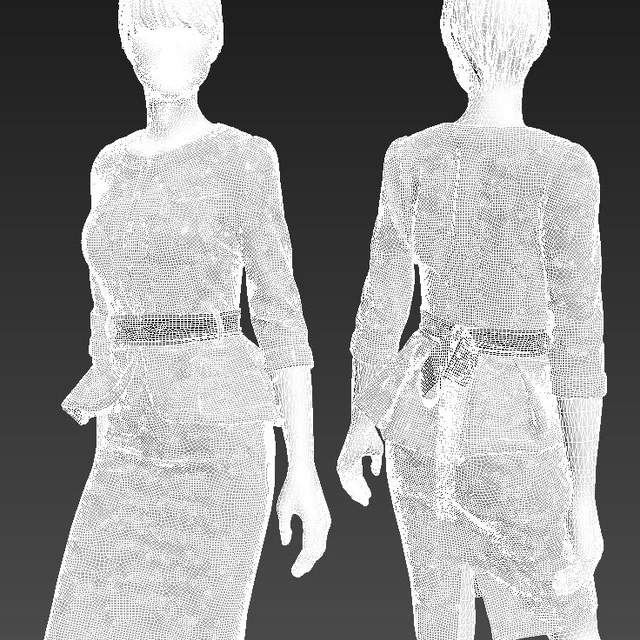 Suit female mannequin — Descargar