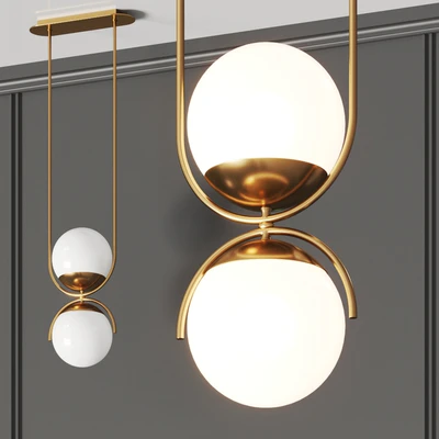 Crate and Barrel Rondure Globe Pendant Light — Вид 1