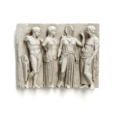 Greek Attic relief wall panel — Вид 1