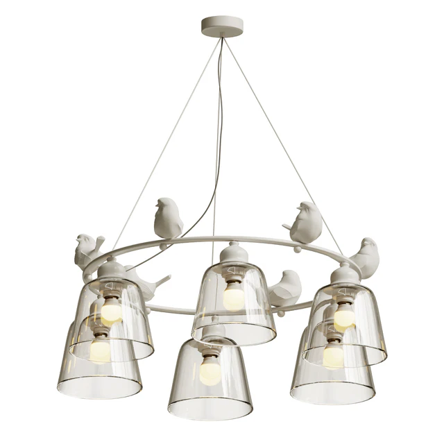 Подвесной светильник provence bird chandelier — Скачать