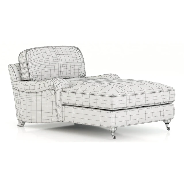 Restoration Hardware English Roll Arm Upholstered Chaise — Скачать