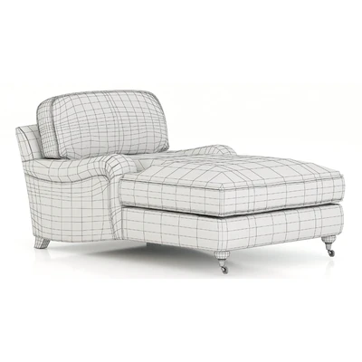 Restoration Hardware English Roll Arm Upholstered Chaise — Вид 2