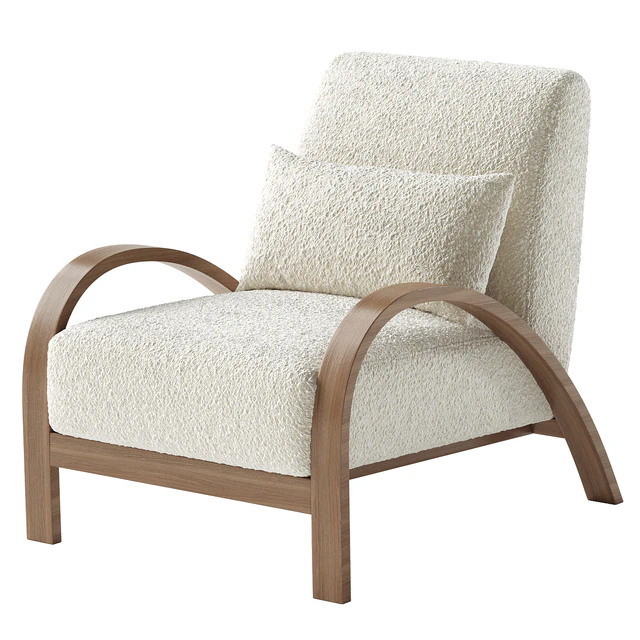 Boucle Bentwood Armchair — Descargar