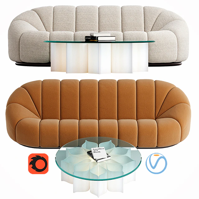 Pierre Paulin Canape Alpha — Скачать