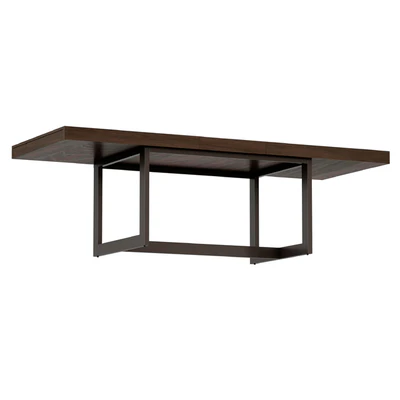 Обеденный стол Archive Extension Storage Dining Table Open (Crate and Barrel) — Вид 3