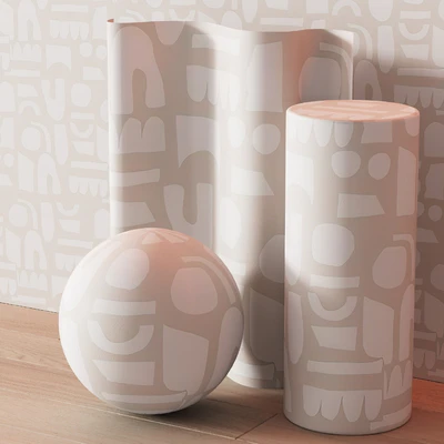 483 Paper Colliding Wallpaper by urbanroad 6 color options — Ver 4