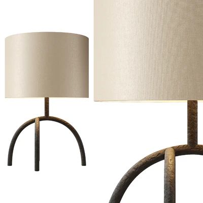 Zara Home - The lamp with velvet shade — Вид 1
