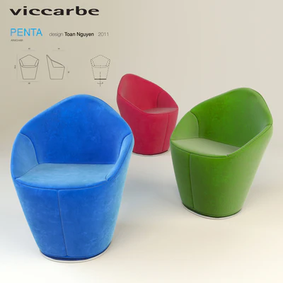 Viccarbe Penta Armchair by Toan Nguyen — Вид 2
