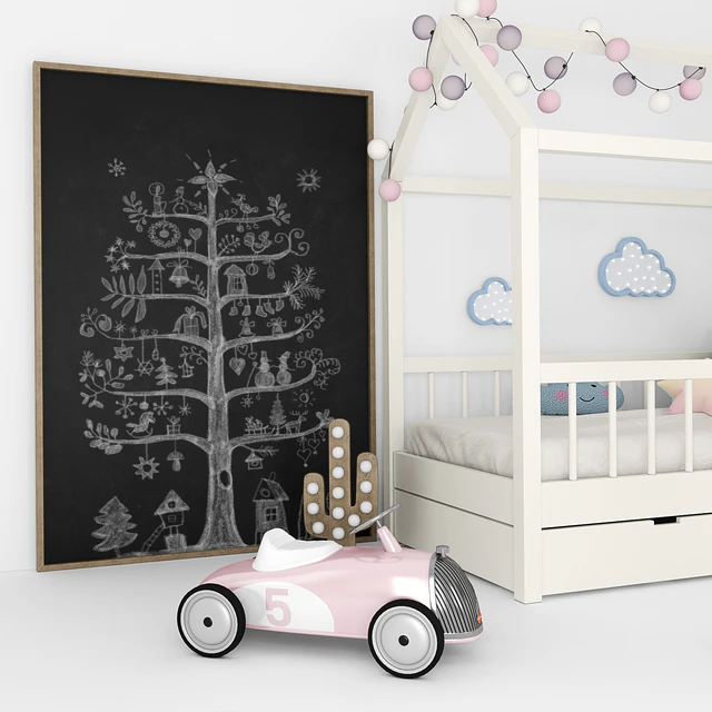 Bed "house" with a set of accessories for a nursery 2 — Descargar