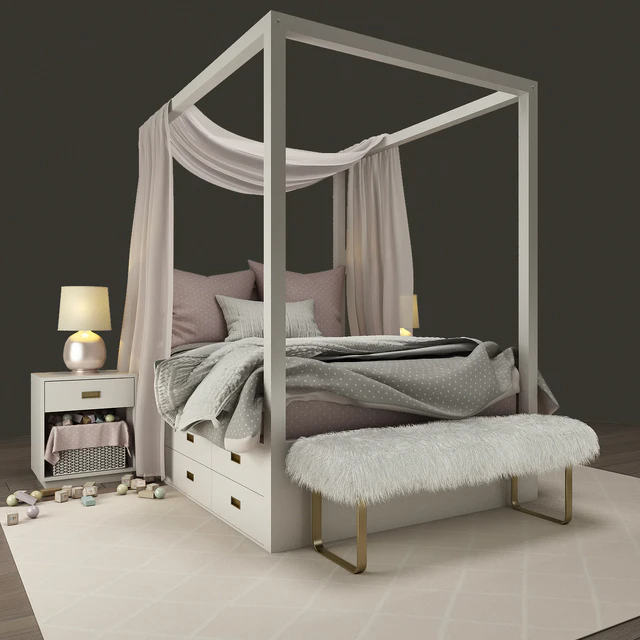 BED Restoration Hardware AVALON — Descargar