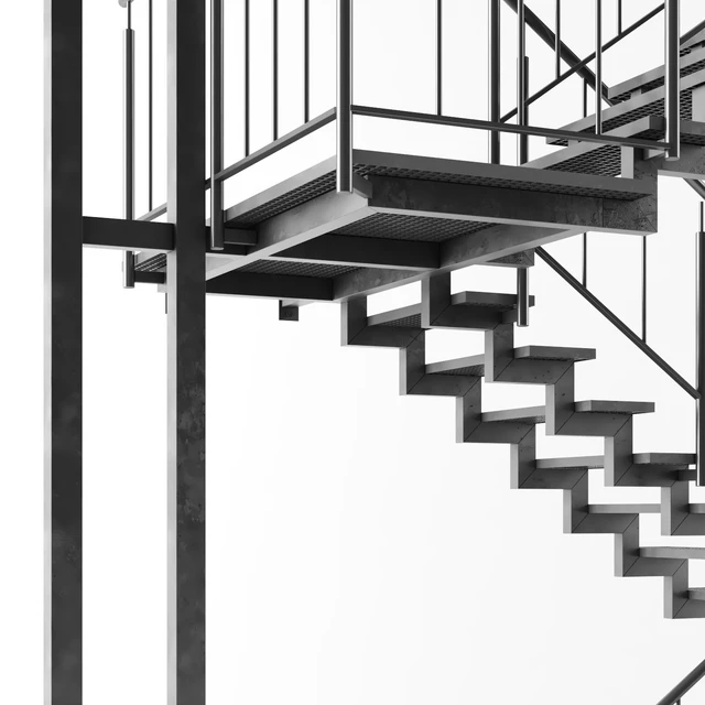 Metal outdoor stair — Descargar
