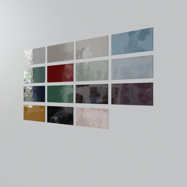 Ceramic wall tile EQUIPE VILLAGE 6.5x13.2 cm 15 colors — Descargar