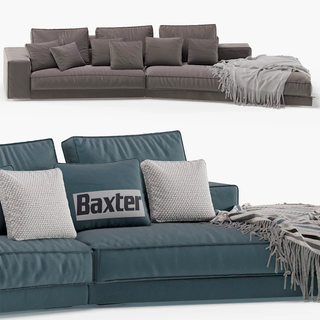 Baxter Budapest Soft Sofa — Descargar