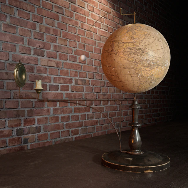 antique model of tellurium — Descargar