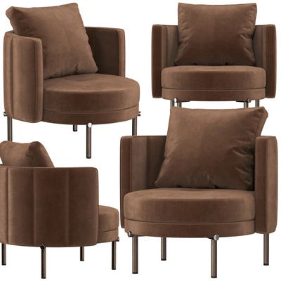 Armchair Minotti Torii — Ver 1