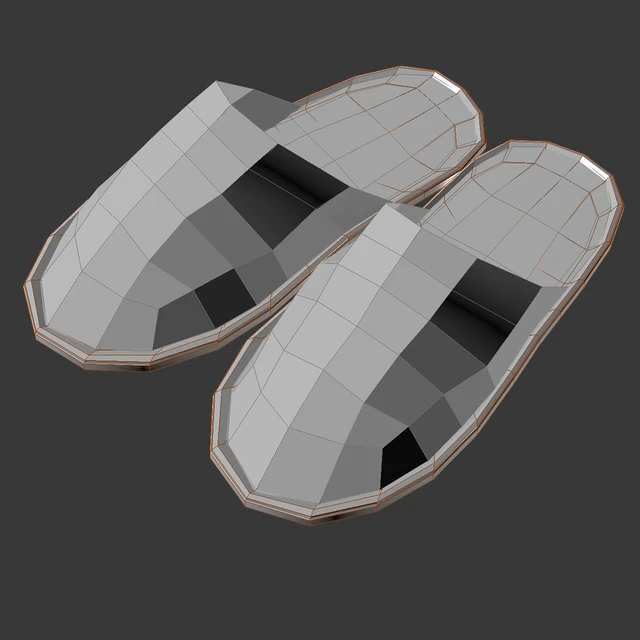 Fegen slippers, white — Descargar