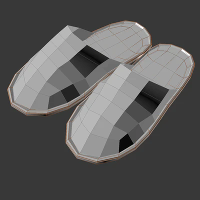 Fegen slippers, white — Ver 2