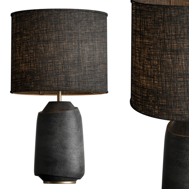Vase Fabric Table Lamp 04 — Download
