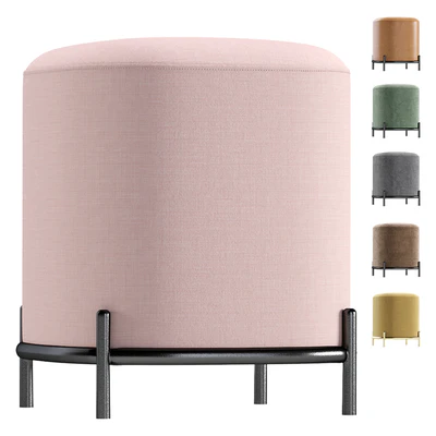 Coco Pouf iModern Velvet and Leather/Пуф Coco — Вид 1