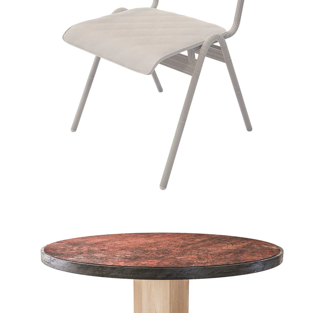 Dublin House Chair and Table - Walter E. Smithe Set — Descargar