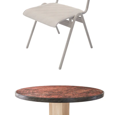 Dublin House Chair and Table - Walter E. Smithe Set — Ver 2
