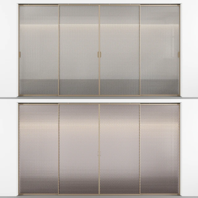 Sliding doors with embossed glass No. 3 — Descargar