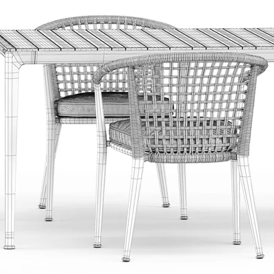 Erica 19 chair and Mirto Outdoor table by bebitalia — Ver 3