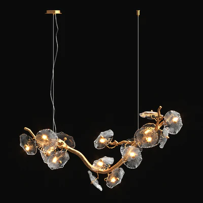 Nenufar horizantal chandelier — Ver 2
