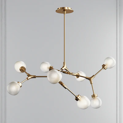 Catalyst Aged Brass 8 Light LED Chandelier by Modern Forms — Ver 1
