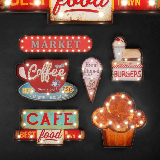 Lighted Metal sign Set 24 — Descargar