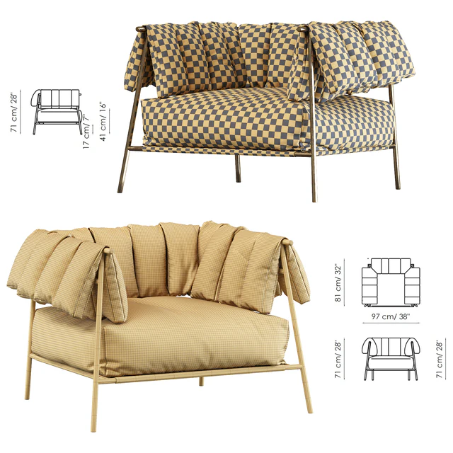Armchair tirella by bonaldo — Descargar